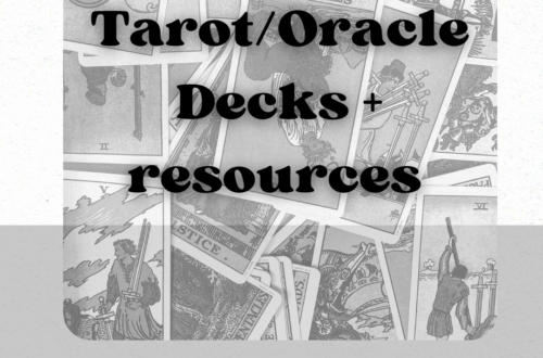 tarot and oracle decks